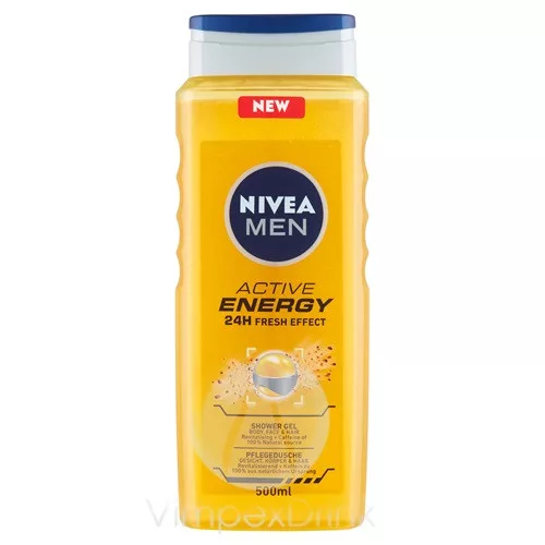 Nivea Men tusfürdő 500ml Active Energy