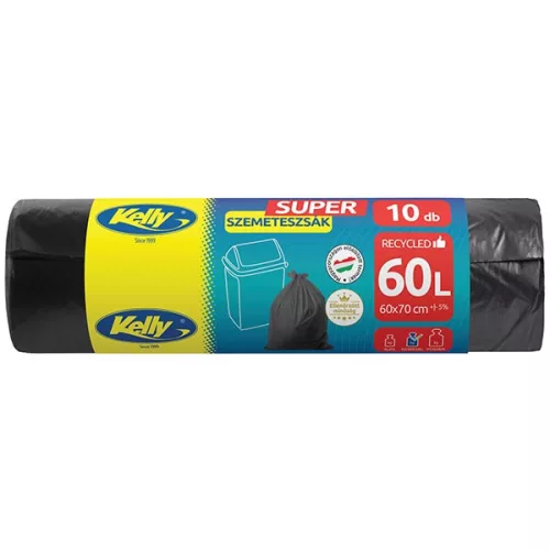 Kelly Super Szemeteszsák 60L 15my 10db