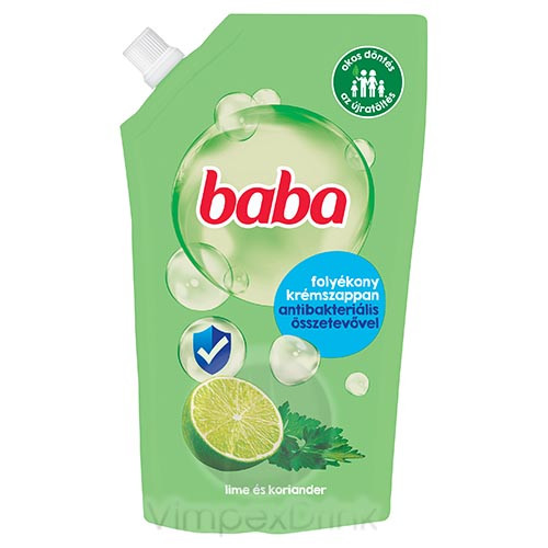 Baba foly.szappan utt. 500ml Antibak.Lime