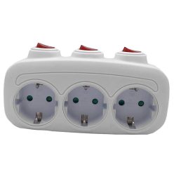 UltraTech elosztó 3dugalj kapcs AD173WH