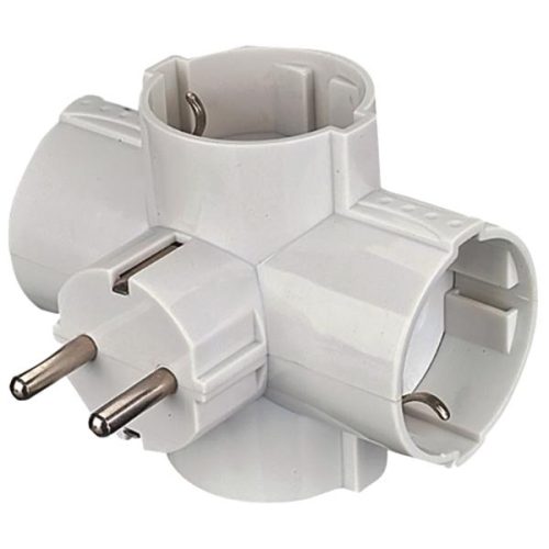 UltraTech T-elosztó 4 dugalj feh AD117WH