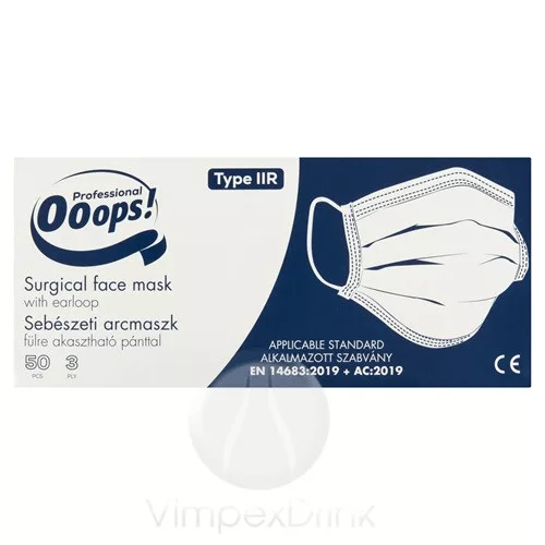 Ooops Profes. Orvosi 3rét. Arcmaszk 50db