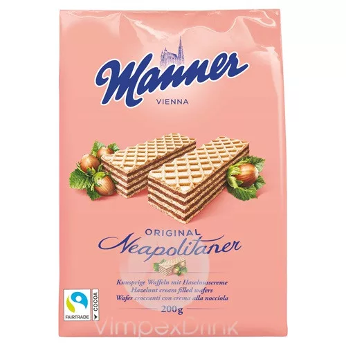 Manner ötrétegű ostya mogyorós 200g