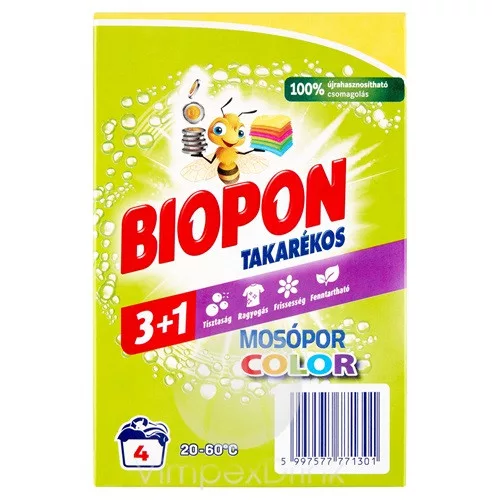 Biopon mosópor 240g Color 4mosás