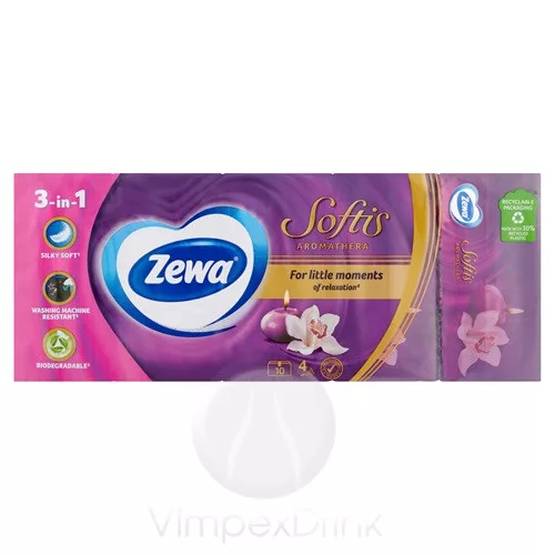 Zewa Softis 4 rét.PZS Aromathera 10x9db