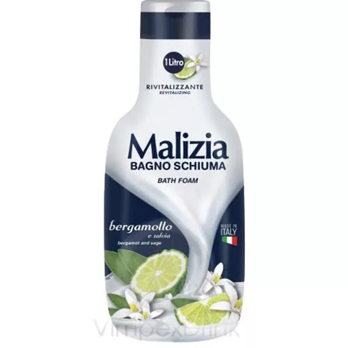 Malizia Habfürdő 1000ml Bergamot&Sage