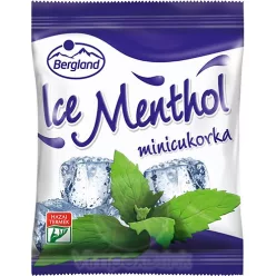 Bergland Mini cukor Ice Menthol 70g