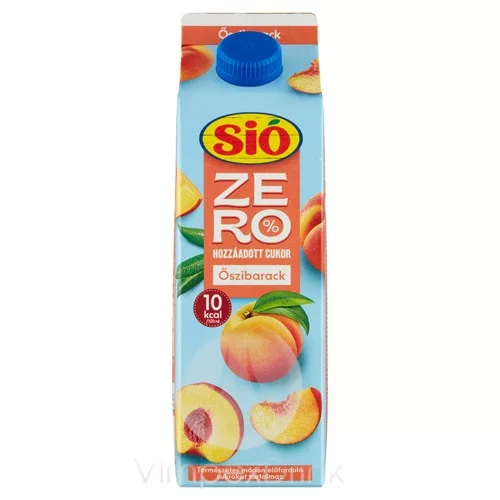 SIO ZERO Őszibarack 20% 1l
