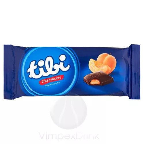 Tibi Táblás Kajszikrémes étcsokoládé 90g