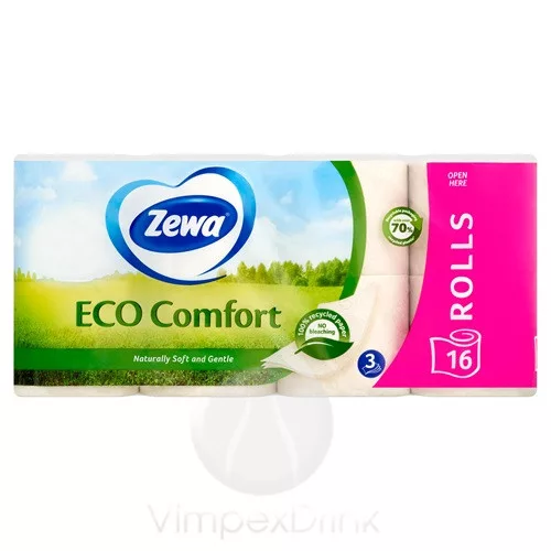 Zewa Eco Comfort Toalettpapír 3rét.16 tek
