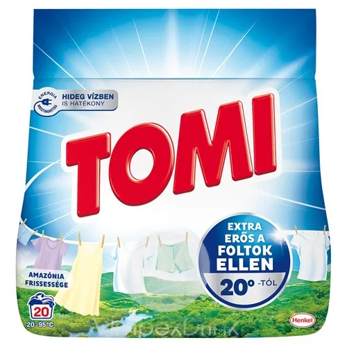 Tomi mosópor 1kg Amazónia 20 mosás