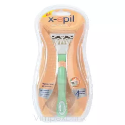 X-Epil Silky Sm.Női borotva kész.4p. 1db k