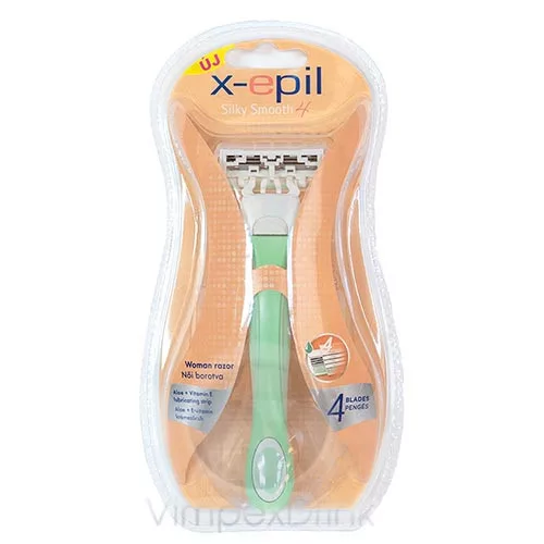 X-Epil Silky Sm.Női borotva kész.4p. 1db k