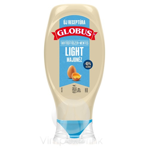 GLOBUS Light majonéz flakonos 439g