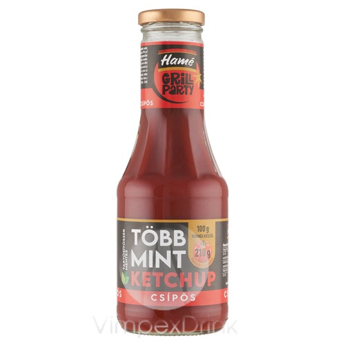 hame grill party ketchup csípős 520g