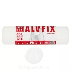 Alufix Szemeteszsák köthető fül. 60l/12db