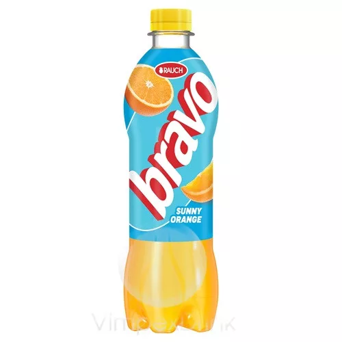 RAUCH Bravo Sunny Orange 0,5l PET - DRS