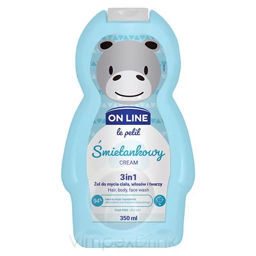 On Line tusfürdő 350ml Kids Krém