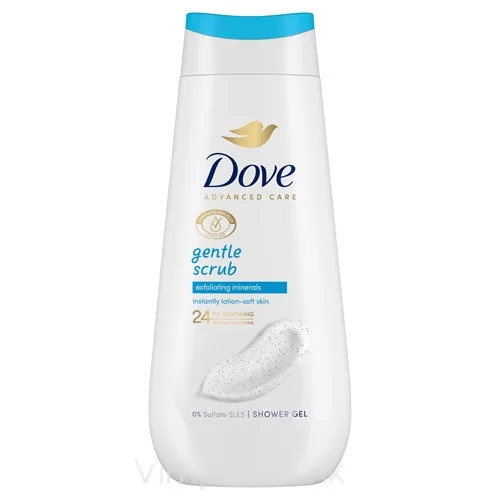 Dove tusfürdő 225ml Adv.Care Gentle Scr.
