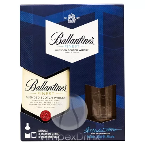 Ballantines Fin.whisky0,7l 40%+1poh.-DRS
