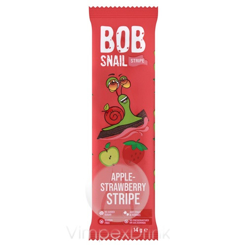 Bob-Snail Gyümölcsszelet Alma-eper 14g