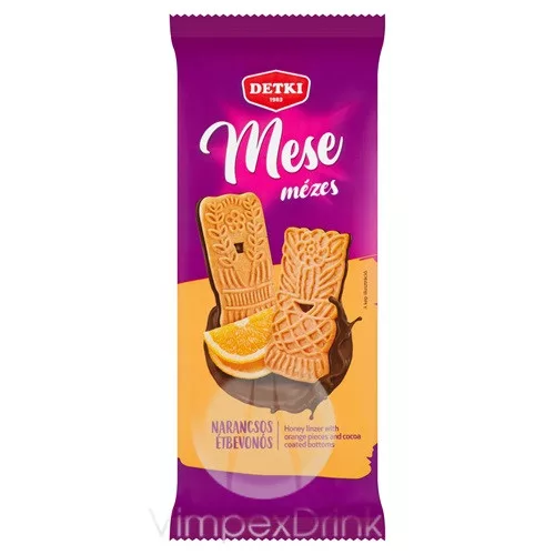 Detki Mese Mézes linzer Narancsos ét 180g