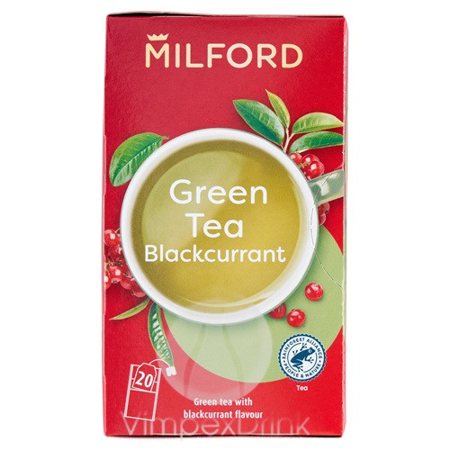 Milford Feketeribizli ízű zöld tea 35g