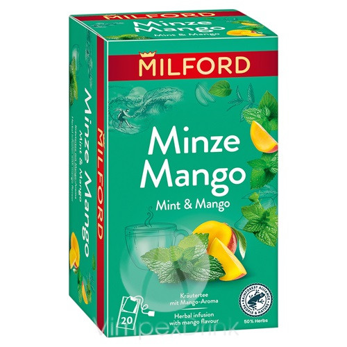 Milford Borsmenta-mangó gyógyn tea 35g