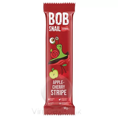 Bob Snail Gyümölcsszelet Alma-meggy14g