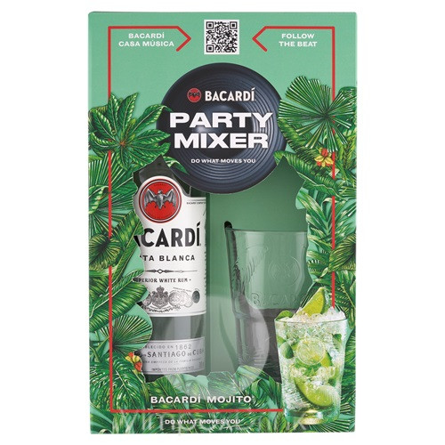 Bacardi Carta Blanca+1poh.0,7l 37,5%DRS