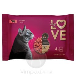 My Love alut.macskáknak Marhahús.4x85g