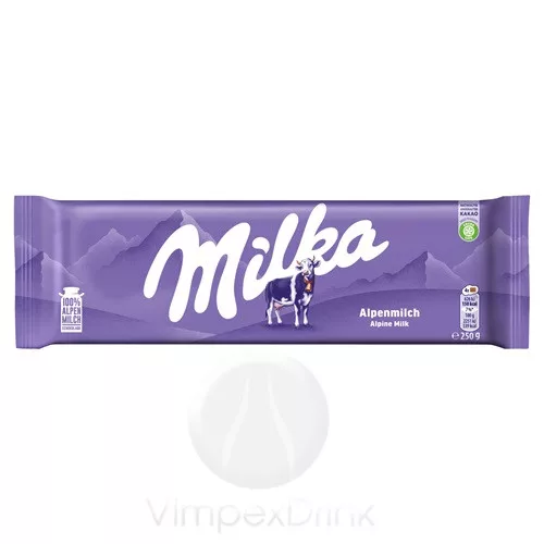MILKA Alpesi tejcsokoládé táblás 250g/17/