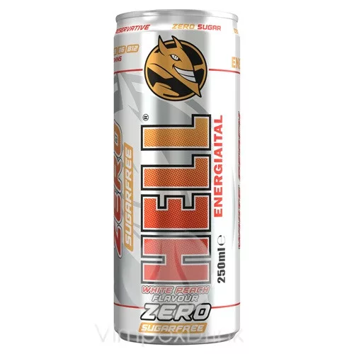 HELL energ.Zero White peach 0,25l DRS