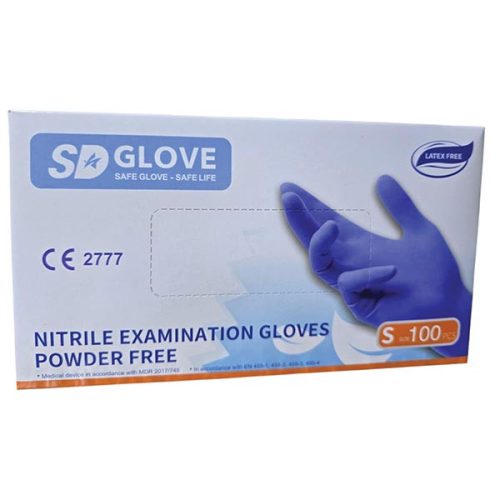 SD Glove Nitril P.mentes  kesztyű 100db S