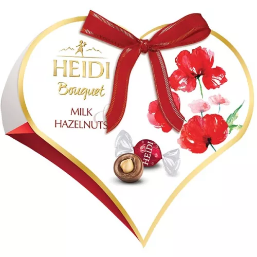 Heidi Szív alakú praliné 100g
