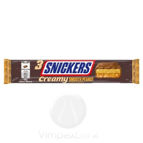 Snickers Creamy Smooth Peanu Trio54,75g