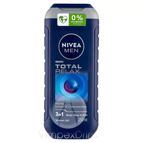 Nivea Men tusfürdő 250ml Total Relax