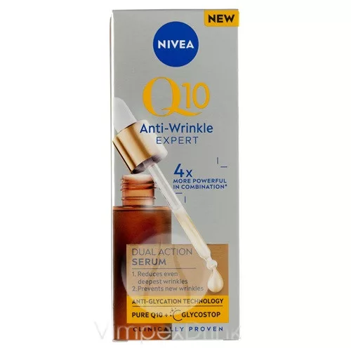 Nivea szérum 30ml Q10 Anti W. Exp. 2in1