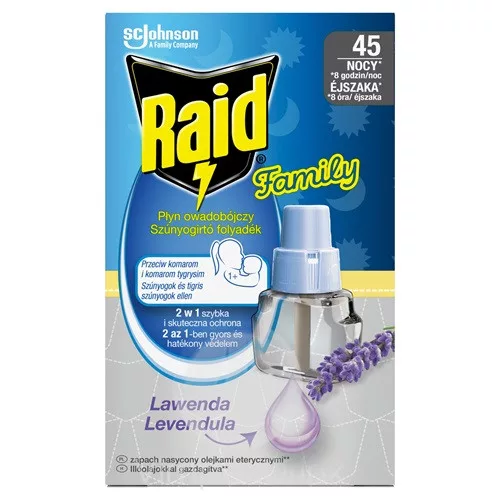 Raid elektr.párologtató utt. F.Levend. 45 éj