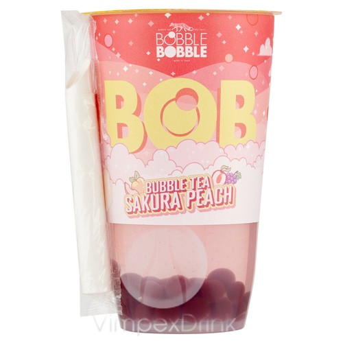 BOB Sakura Peach bubble tea 0,36l