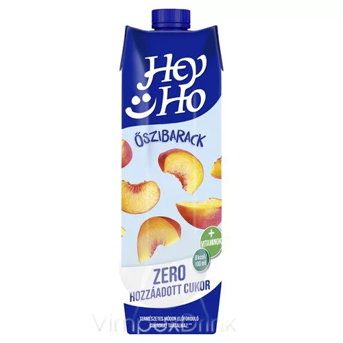 Hey-Ho Őszibarack ZERO 20% 1l TETRA