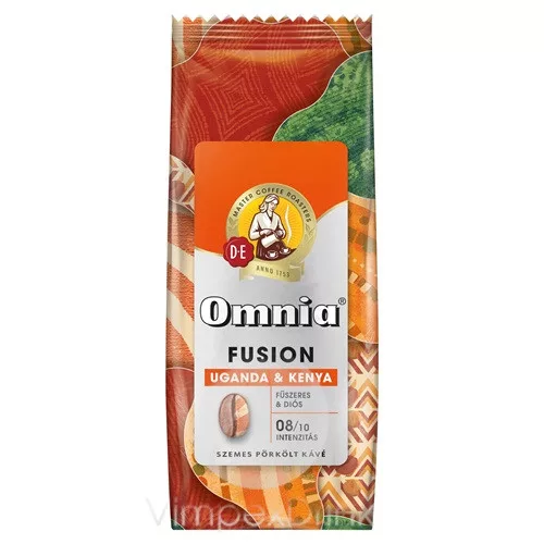 Omnia Fus.Ugan&Kenya szemes kávé 900g