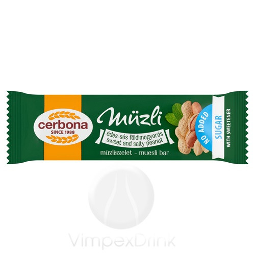 Cerbona édes-sós földimogyorós szelet20g