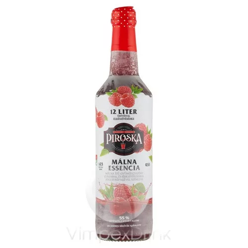 SZIK Piroska málna essencia szörp 0,5l-DRS