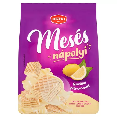 Detki Mesés Nápolyi citromos 180g /12/