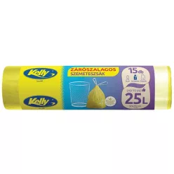 Kelly Zárószalagos szemeteszsák 25 liter