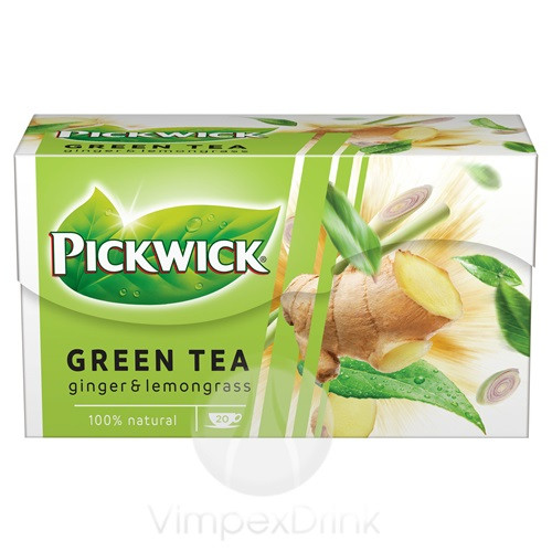 Pickwick Zöld Tea Gyömb.Citr.fű 20x1,5g