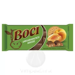 BOCI sárgabarackos-kekszes tejcsoki 90g