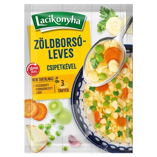 Lacikonyha Zöldborsóleves csipet.3T 77g