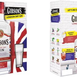 Gibson's Gin 0,7l 37,5%+pohár-DRS